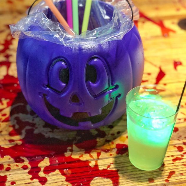 Halloween drinks from the Ghost Bar at Ala Moana Shopping Center