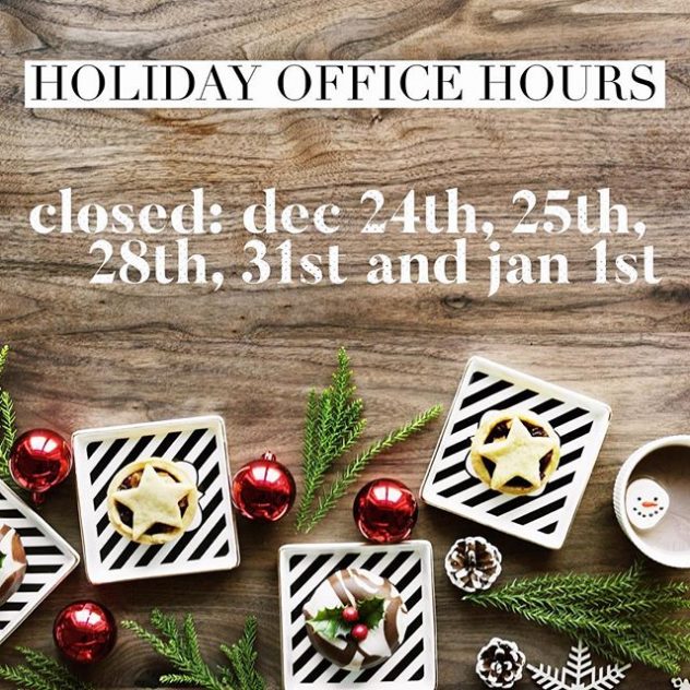 Holiday office hours