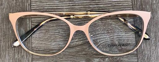 Pink Tiffany and Co. Eyeglasses