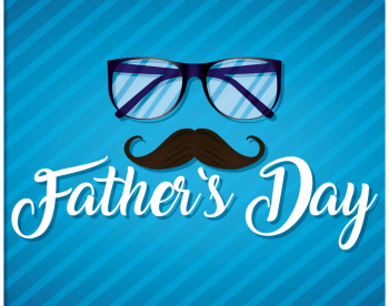 Happy Fathers Day with eyeglasses