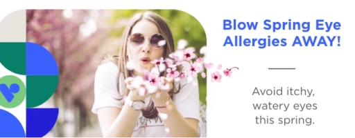 Blow Spring Eye Allergies AWAY!