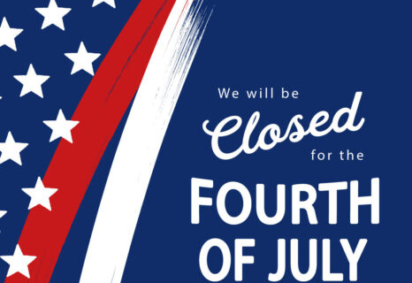 Closed on the Fourth of July